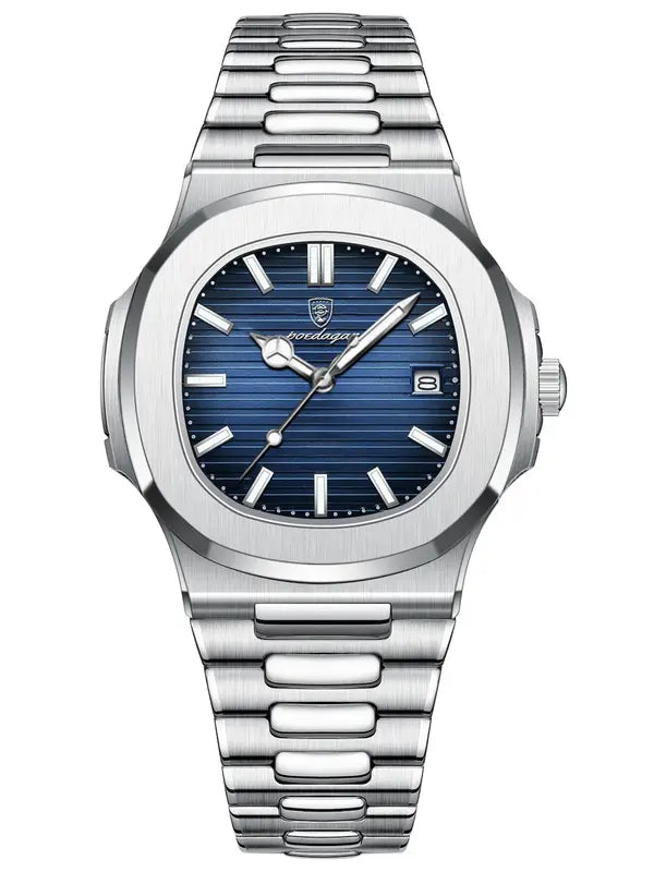 Reloj Poedagar Navy Steel