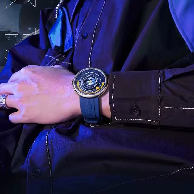 Reloj Orbital Mark Fairwhale - Edición Azul Cosmos