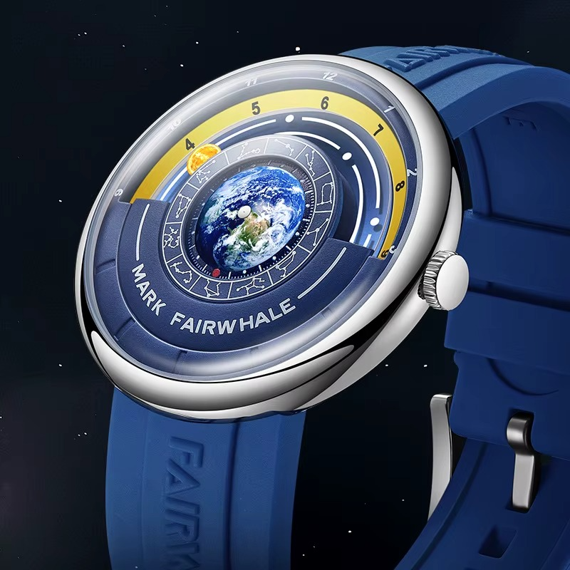 Reloj Orbital Mark Fairwhale - Edición Azul Cosmos